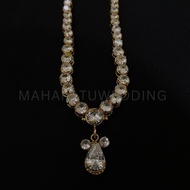 Full Cengkrem Diamond Stone Necklace Diamond Stone Necklace/ New Model Cengkrem Diamond Necklace/ wi