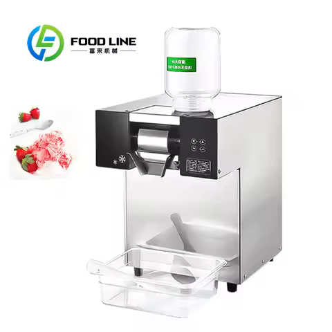 Water Cooling Auto Bingsu Machine Maker Machine Snowflake Ice Shaved Korean Kakigori Bingsu Machine