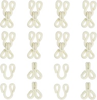 YELARXI Sewing Hooks and Eyes, 23mm Covered Hook Eye Sewing Closure Fasteners Sew on Snaps Fit for B