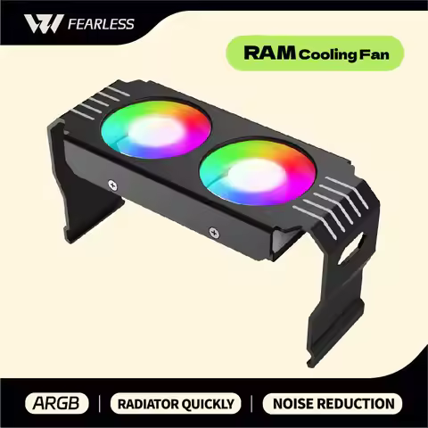 Devil's Eye ARGB Memory Cooler For DDR4/DDR5 D50 Memory Heat Sink 1000-4500RPM RAM Heatsink Cooler P