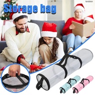 Christmas Wrapping Paper Storage Bag Xmas Gift Organiser Easy Carry Handles PVC Bag