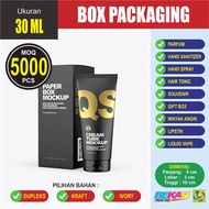 5x3x10 cm Custom Box Packaging Kotak Kemasan Dus Botol Parfum 30 ml