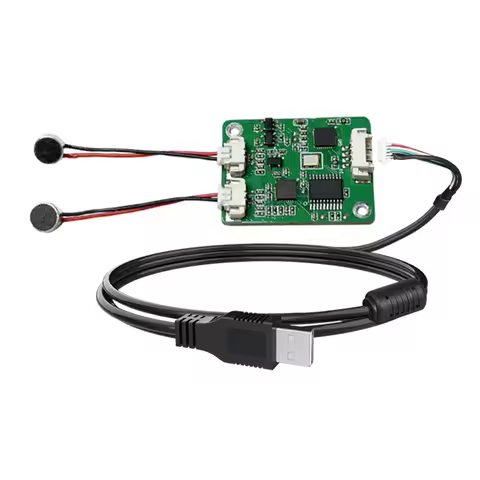 ABKN-Noise Reduction Dual-Microphone Matrix Array AI Voice Interaction Reply Cancellation Voice Enha