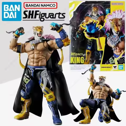 Original Bandai in Stock Genuine Figures Tekken 8 S.H.Figuarts 1/12 King Anime Model Kits Action Col