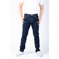 Dapper Men|Slim Fit Long Pants Jeans Blue-17150