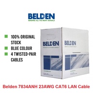 Hotdeal Belden 7834ANH AWG23 Full Copper Cat6 Cable - Belden 7834ANH Cat6 AWG23 LAN Cable - Belden C