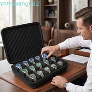 JERON Watch Storage Box, Anti Scratching Shockproof Watch Display Box, Multipurpose Black Zippered C