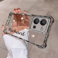 Vivo V25 5G V25 Pro V25e V23 V23e V21 5G V20 SE V19 Name Custom Case Artistic Design Casing Candy Co