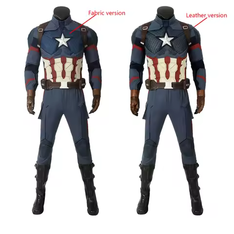 Superhero Chris Evans Civil War 4 Captain Cosplay Cosplay Adult Men Uniform Outfit Suit Halloween Ve