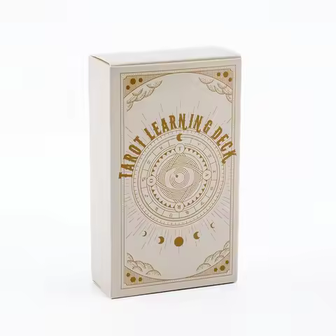 Tarot Learning Deck for Beginners 81 Cards Fortune Telling Game with English Visions Divination Edit
