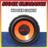 CAR AUDIO WOOFER SPEAKER ADS 12INCH WOOFER Audio Sound System Kereta Car Speaker Wofer Woofer 12inch