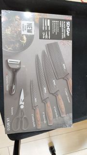 德國寶 刀具 Black Ceramic Stainless Steel Knife Set