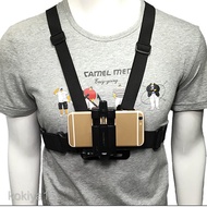 Chest Mount Harness Strap Holder with Phone Clip for Most Mobile Phones