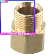 [DOOL]M22 15mm Male Thread to M22 14mm Female Metric Adapter Pressure Washer Brass