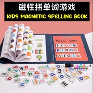 Buku Ejaan Magnetik Prasekolah Magnetic Spelling Books Preschool Kids Early Learning Education Board