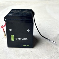 6N4-BS 6N4 BS KOYOKO BLACK & TOYOHAMA HONDA BULAT PETAK C70 GBO GBOJ Y80 RC80 FR80 RX80 C50 C90 BATT