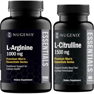 Nugenix Essentials L-Citrulline and L-Arginine Essentials Supplements for Men with Citrulline and Ar
