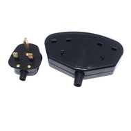 UK British standard power Adaptor detachable female to male socket 16A 250V BS1363/A-Color