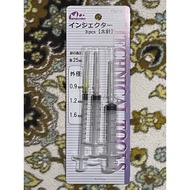 MINESHIMA INJECTOR 3pcs(Blunt-tip needle)