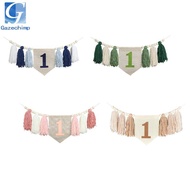 Gazechimp 1st Birthday Banner Decoration First Birthday Banner Birthday Photo Background Birthday De