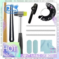 Ring Mandrel Ring Sizer Tool Ring Measurer with Quarter Sizes Finger Size Measuring Ring Shaper to F