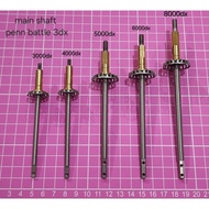 SPARE PART ORIGINAL PENN BATTLE III DX MAIN SHAFT ASSEMBLY 2000-8000