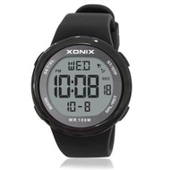 Xonix นาฬิกาข้อมือเล่นกีฬาผู้ชายแฟชั่นกันน้ำ100เมตรกลางแจ้งสนุก Jam Tangan Digital ว่ายน้ำนาฬิกาข้อม