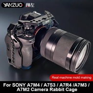 YANZUO A7M4 Camera Protection Frame Shooting Stabilizer 1/4 Locating Hole Camera Cage for SONY A7M4 