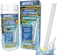 Ammonia Aquarium Test Strips - for Fresh/Salt Water Aquariums, Lab Grade, for Professional Or Home Use - Fast &amp; Accurate Results! (100 Count)