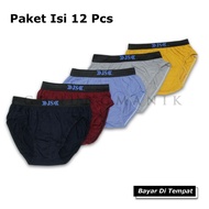 CELANA DALAM PRIA DEWASA 12 PCS MURAH CELANA DALAM PRIA 1 LUSIN BAHAN KATUN CD PRIA DEWASA SEMPAK CO