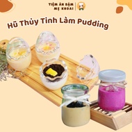 Egg-shaped glass jar 100ml - make yogurt pudding, flan, caramel for babies