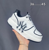 MLB Liner NY LA รองเท้าผ้าใบ เข้าใหม่ ครบสี Sz.36-4 Eu พร้อมส่ง ส้นหนา ใส่สบาย มี 11 สี สไตล์เกาหลี 