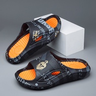 รองเท้าแตะพื้นแบนสำหรับผู้ชาย รองเท้าแตะ EVA ทรงหัวมน รองเท้าแตะแบบสวมสำหรับเด็กและเยาวชน รองเท้าแตะ