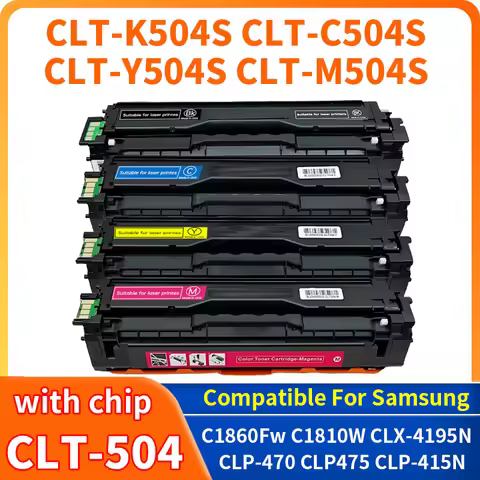 CLT-K504S CLT-C504S CLT-M504S CLT-Y504S Toner Cartridge Compatible For Samsung Express C1860Fw C1810