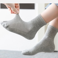 儿童春秋袜子季纯色网眼高棉透气男女童6到12岁中筒演出学生袜Children's spring and autumn socks season solid color mesh Khmer breat