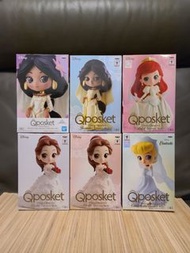 日本景品 日版 行版 Qposket Disney Princess Dreamy Style 迪士尼 公主 美女與野獸 Beauty and the beast belle 貝兒 阿拉丁 Allad