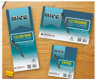 starexschoolsupplies Mica Intermediate pad paper stationery for school 1 whole, 1/2 crosswise, lengt