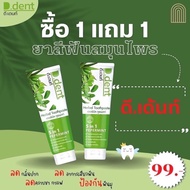 ยาสีฟันดีเด้นท์ ยาสีฟันสมุนไพร9ชนิด มีฟลูออไรด์ D.Dent
