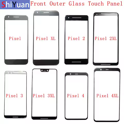 Front Outer Glass For Google Pixel Pixel XL Pixel 2 2XL Pixel 3 3XL 3A 3AXL Pixel 4 4XL Touch Panel 