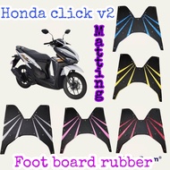 NEW V2 HONDA CLICK FOOTBOARD RUBBER FLOOR MATTING DUAL RUBBER