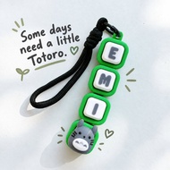 GANTUNGAN Custom Totoro Clicky Name Keychain - Cute Anime Character Mechanical Switch