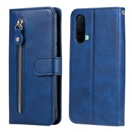 Thinmon for Oneplus Nord CE N200 5G/1+Nord CE N200 5G/Nord 2 5G Retro Flip Phone Case Zipper Wallet 