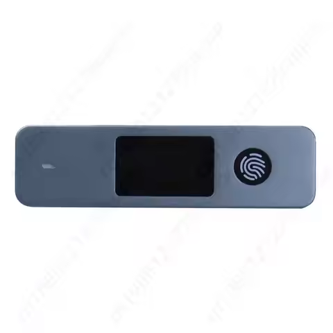 SSD Hard Drive Case M-Key B +M Key Portable SSD Case Visual Fingerprint Encrypted External Enclosure