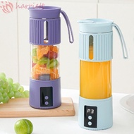 HARRIETT Electric Fresh Juice Cup, Portable Rechargeable Fruit Blender, Kitchen Mixer Wireless 450ML
