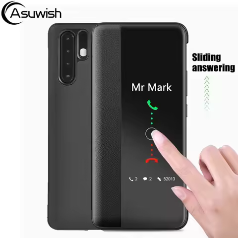 Flip Cover Leather Phone Case For Huawei P30 P40 Pro P30pro P20 Lite P10 Plus P 30 20 10 P10plus P20