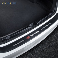 Car Trunk Decal Rear Bumper Protector Sticker for Toyota Camry Vios Wish Altis Corolla RAV4 Rush Ava