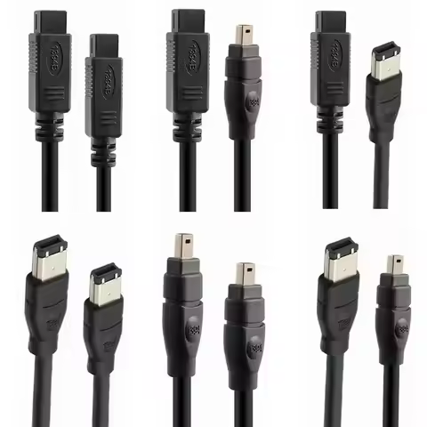 FireWire 800 IEEE-1394B 9pin 6Pin To 6pin 4 Pin To 4 Pin IEEE 1394 For ILink Adapter Cable 4Pin To F