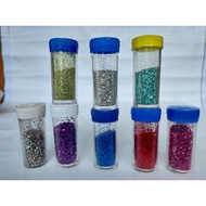 5 pcs Tube Small Glitters (arts and craft glittery shiny project and designs)