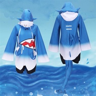 【COSER 77】Vtuber Hololive English  Gawr Gura cosplay ชุดคอสเพลย์ผู้หญิง ENG เครื่องแต่งกายฉลามสำหรับ