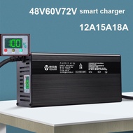 48V 60V 72V 12A 15A 10A 8A 9A 67.2V 71.4V 84V 10A Lifepo4แบตเตอรี่ลิเธียม Li-Ion LiPo 58.4V 58.8V 15